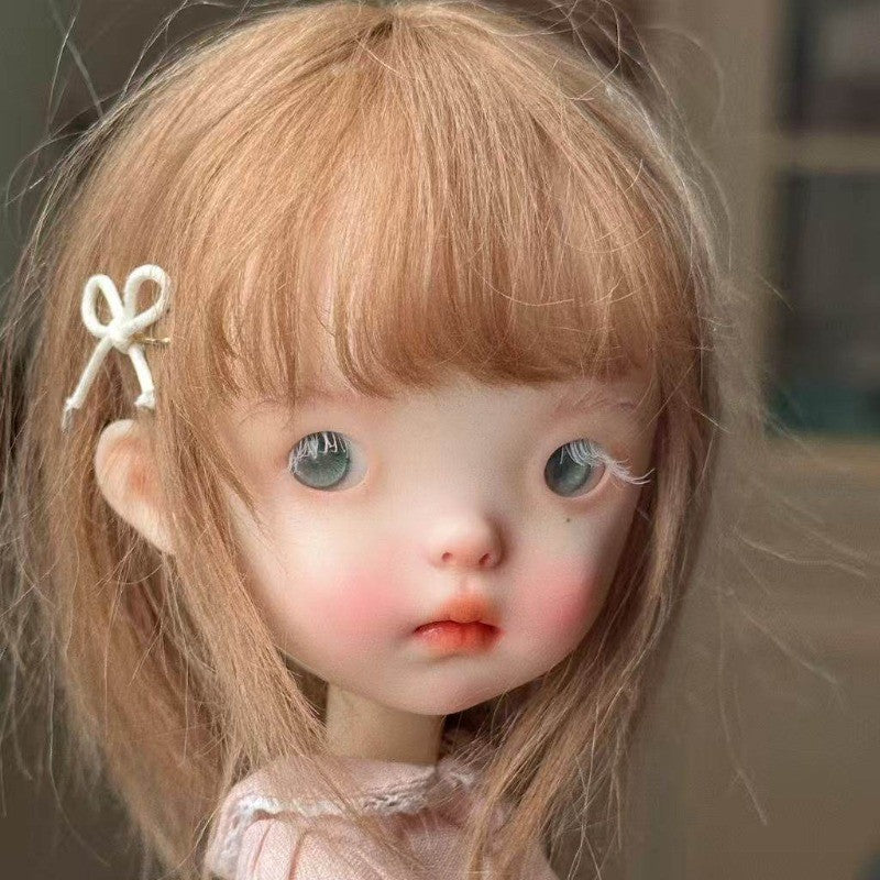 Resin 1/6 Full set BJD Doll Landoudou Girl Joint Body with Eyes Face Makeup Gift