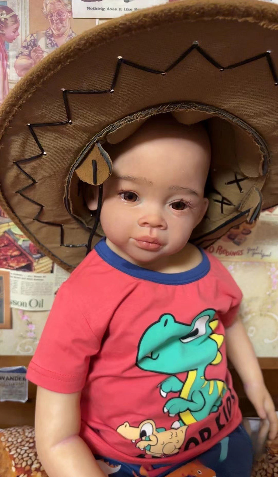 30“ Artist Painted Reborn Baby Doll No Hair Realistic Toddler Boy Girl Toys Gift-