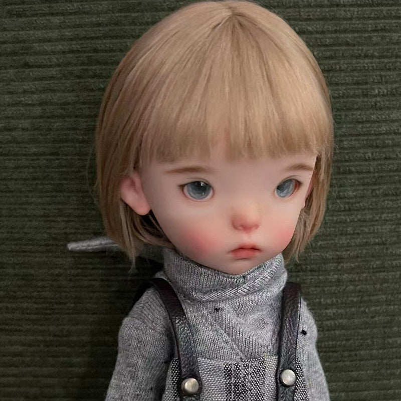 Landoudou 1/6 BJD Doll Girl Resin Jointed Body Head + Eyes + Face Makeup DIY Toy
