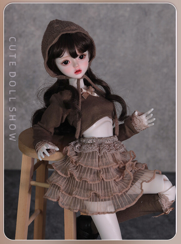 Full Set 1/4 Resin BJD Doll SD Ball Joint Doll Sexy Girl Women Handmade Gifts