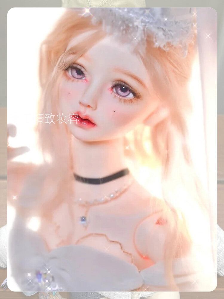 1/3 BJD Doll Girl Female Bare Body LMRoselyn with Face makeup Eyes Resin Gifts