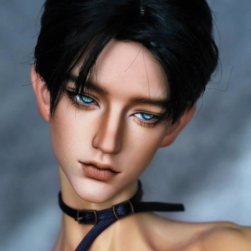 1/3 BJD Doll Opened Eyes Face Makeup Strong Muscle Man Resin Nude Body Gifts