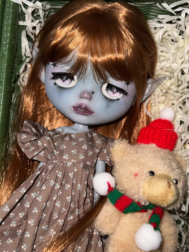 New Blythe Doll Custom With Outfits Wig Handmade Fantasy Girl 1/6 Dolls BJD Gift