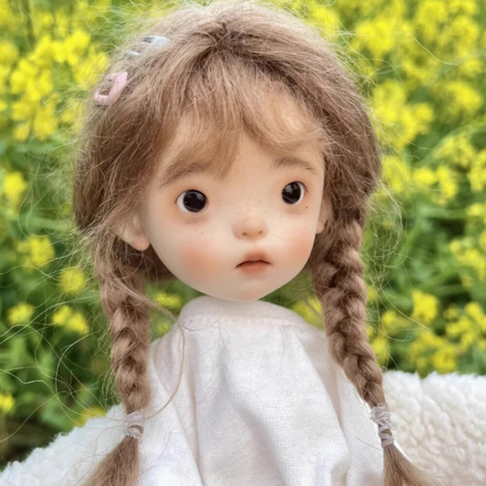 1/6 BJD Doll Movable Joint Resin Handmade Gifts Special Body Type Freckles Girl