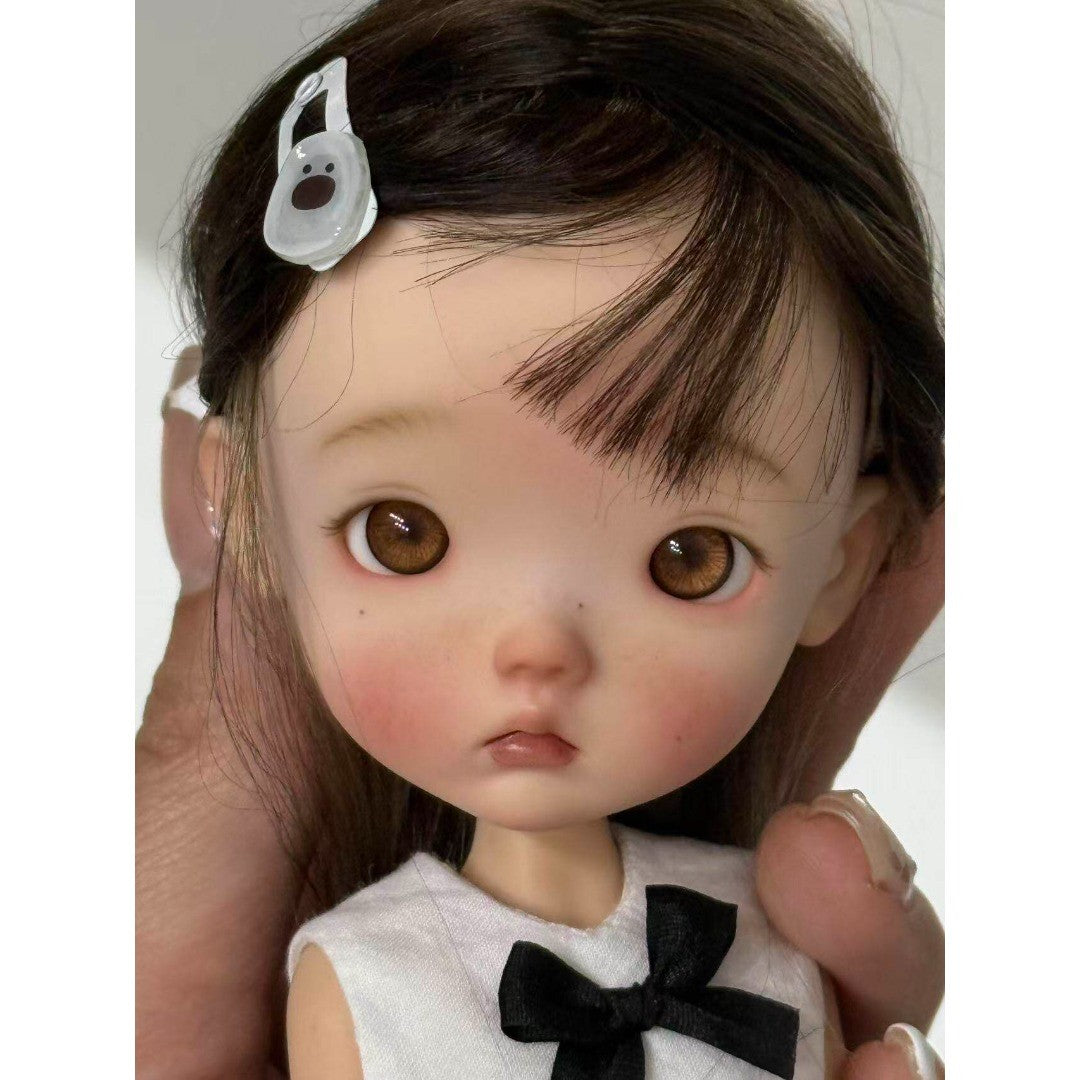 Handmade Girl BJD Bare Doll 1/6 Face Makeup Free Eyes Resin Ball Jointed Gifts