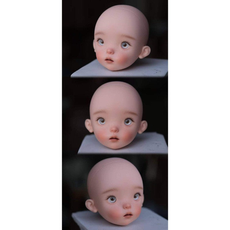Landoudou 1/6 BJD Doll Girl Resin Jointed Body Head+ Eyes + Face Handpainted Toy
