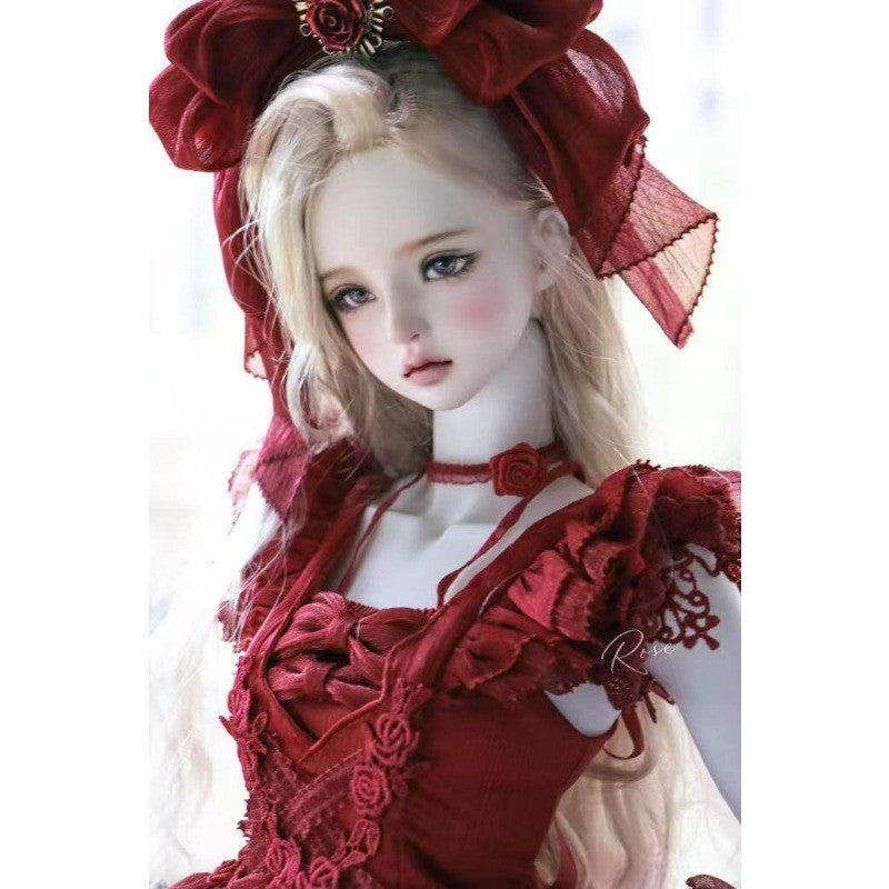 Handmade Resin Ball Jointed 1/3 Nude BJD Doll Eyes Face Makeup Delicate Girl Toy