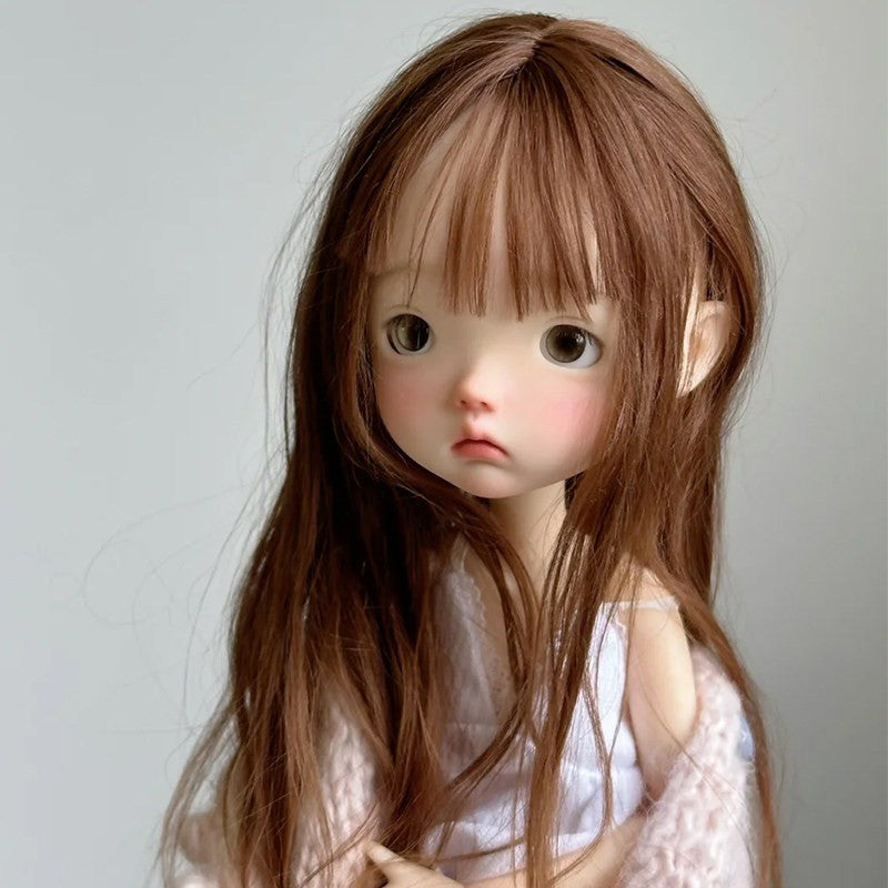 1/6 BJD Doll Resin Joint Handpainted Face Makeup Handmade Lucky Girl Bare Dolls