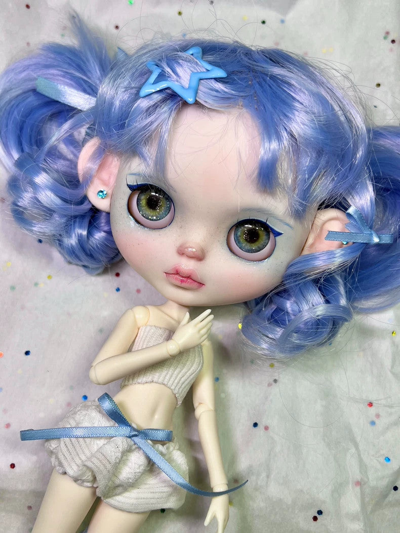 Custom Blythe Doll Outfits Handmade Wig YMY24 1/6 Doll BJD Fashion Girl DIY Gift