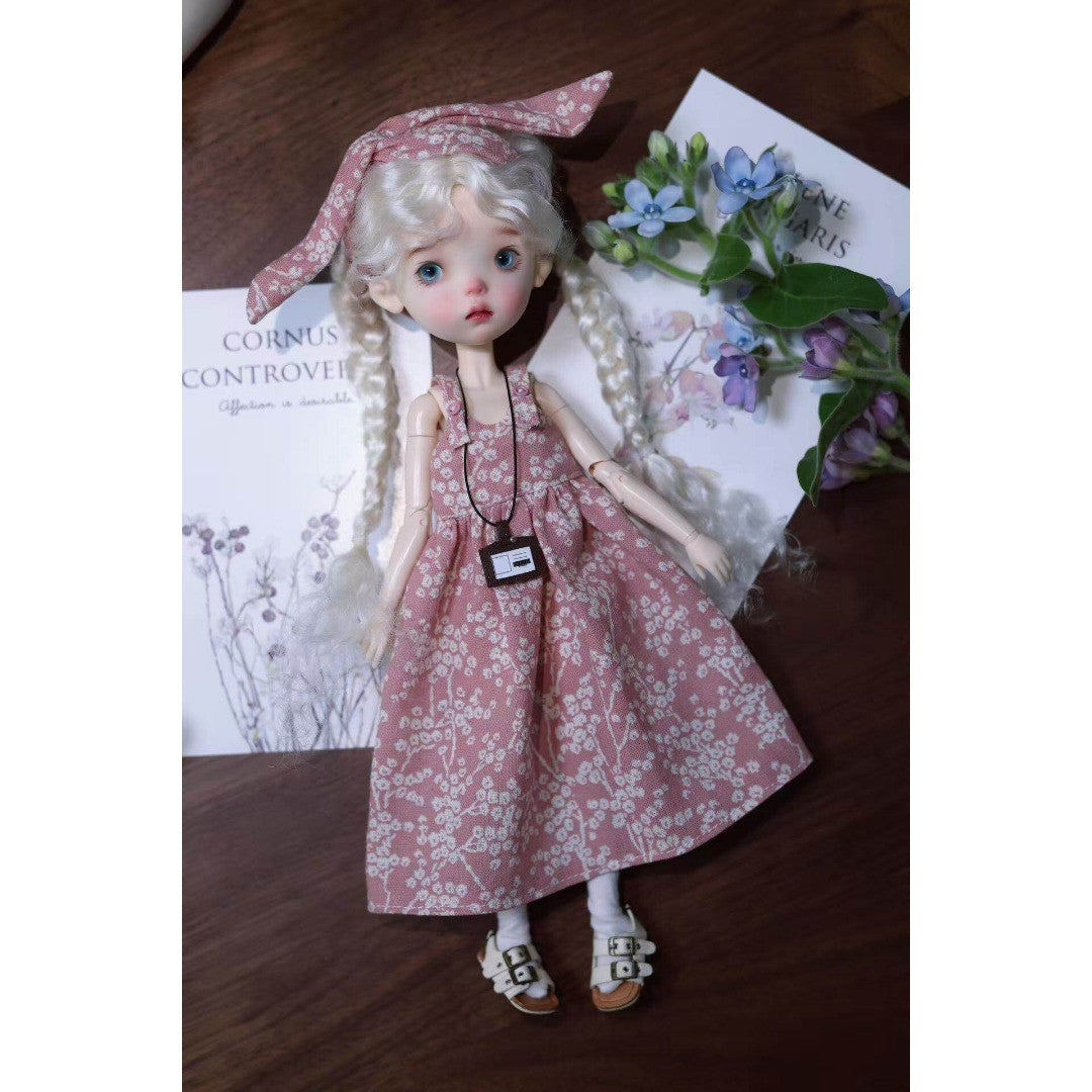 Landoudou BJD 1/6 Girl Doll Nude Resin Eyes+Face up Figure Toy White/Normal Skin