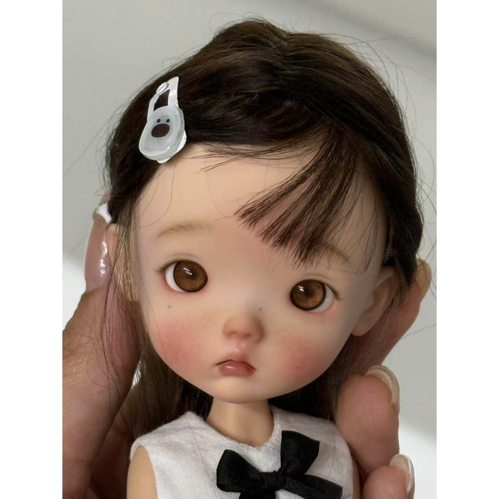 Handmade Girl BJD Bare Doll 1/6 Face Makeup Free Eyes Resin Ball Jointed Gifts