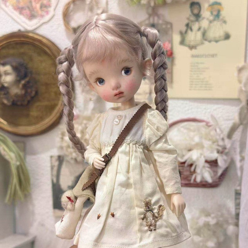 1/6 BJD Doll Resin Joint Bare Doll Eyes Face Makeup Full Set Landoudou Girl Gift