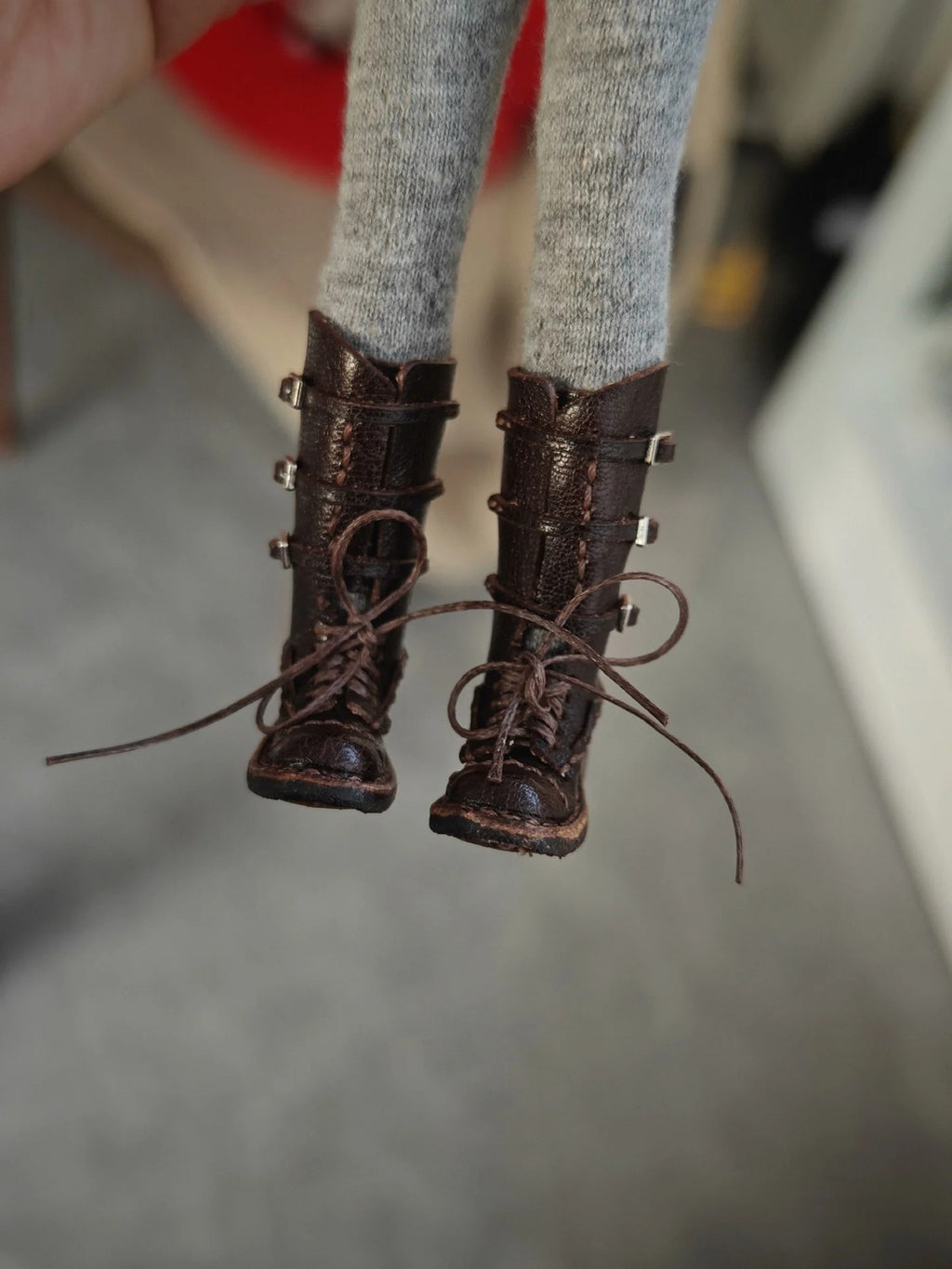 1/6 Blythe BJD Doll Retro Buckle Boots Doll Shoes ob24 ob22 Doll Accessories Toy