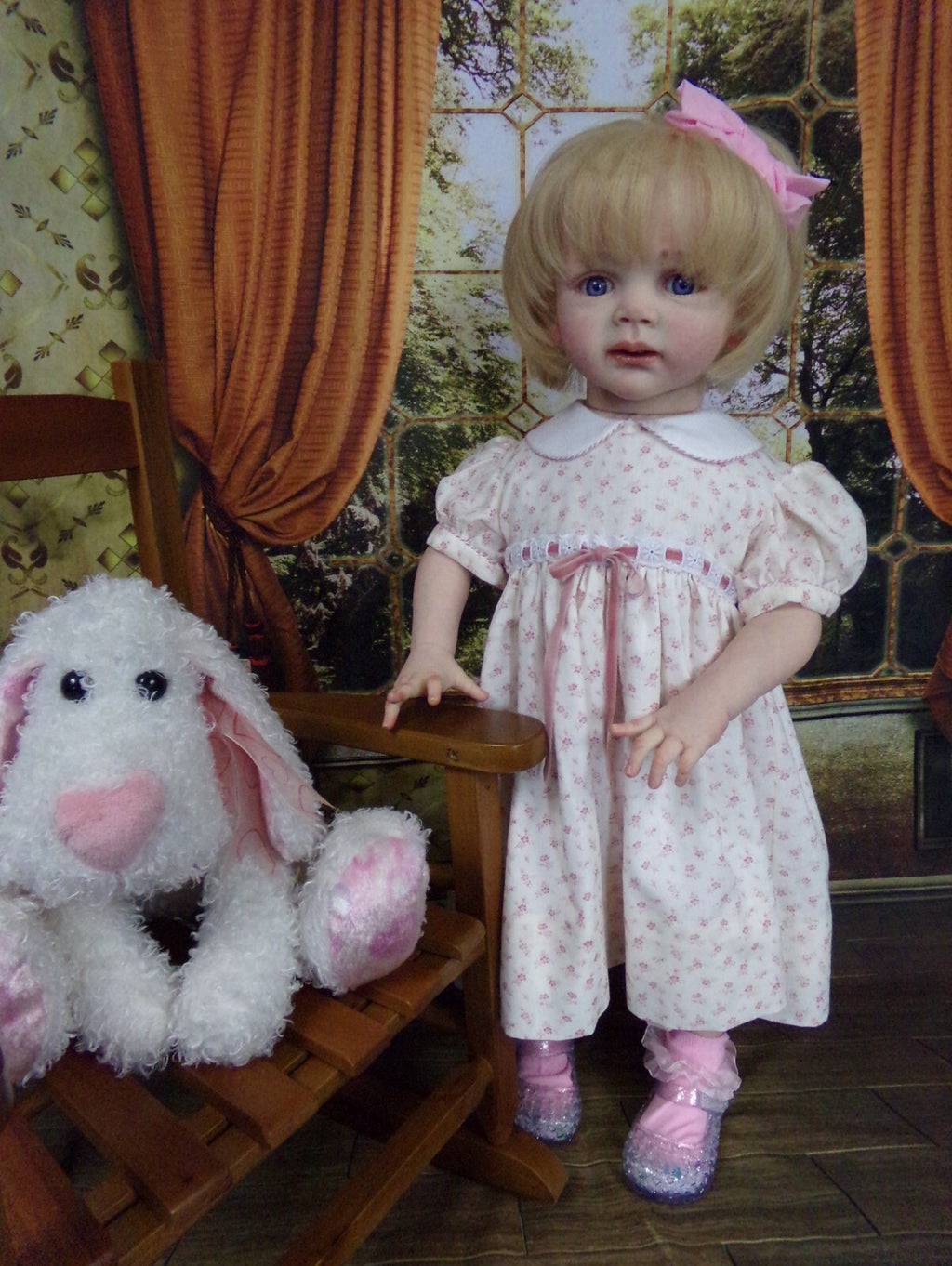 Custom Made Reborn Baby Fritzi Artist Genesis Painted Already Finished Doll With Hand-Rooted Hair