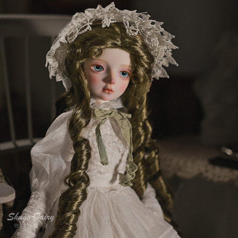 1/4 Full Set BJD Doll Bluesno Dress Hair Face Make Up Eyes Princess Girl Gifts