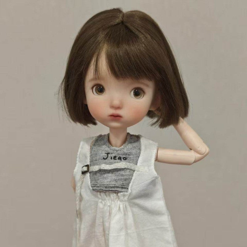 Cute Girl 1/6 Full Set BJD Doll Resin Joint Bare Doll Eyes Face Makeup DIY Gifts
