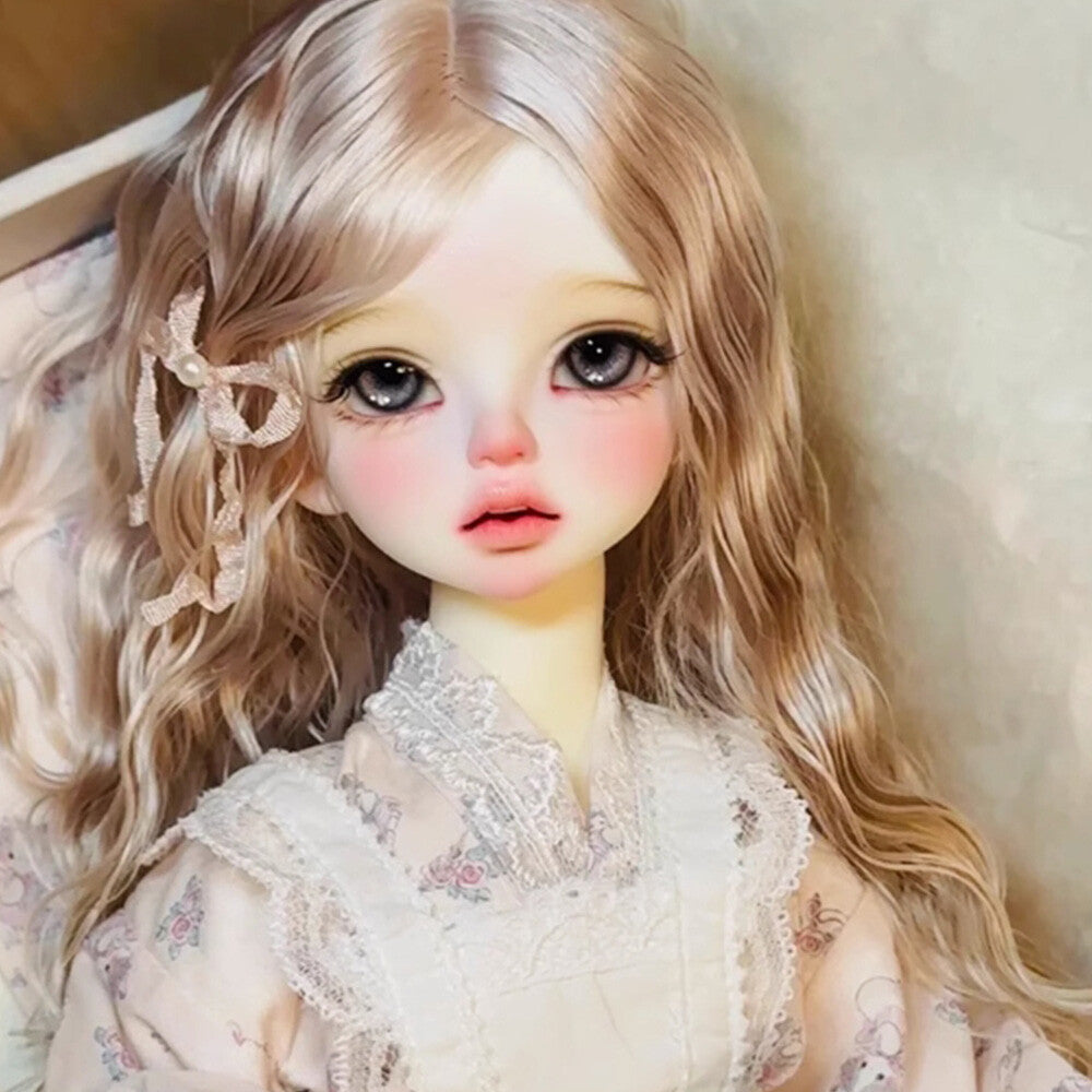 1/4 BJD Doll Delicate Facial Makeup Sweet Pure Girl Handmade Gifts Resin Joint