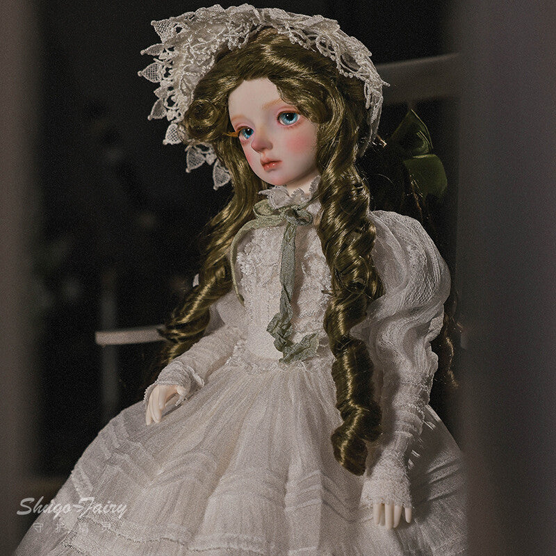 1/4 Full Set BJD Doll Bluesno Dress Hair Face Make Up Eyes Princess Girl Gifts